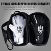 Keeperking Goalkeeper Gloves Bag for 2 Pairs and accessories, Soccer Goalie Gloves bag, Soccer Goalkeeper Glove Bag | Goalkeeping Goalie Bag,Sports bag (Black) view 3