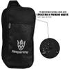 Keeperking Goalkeeper Gloves Bag for 2 Pairs and accessories, Soccer Goalie Gloves bag, Soccer Goalkeeper Glove Bag | Goalkeeping Goalie Bag,Sports bag (Black) view 4