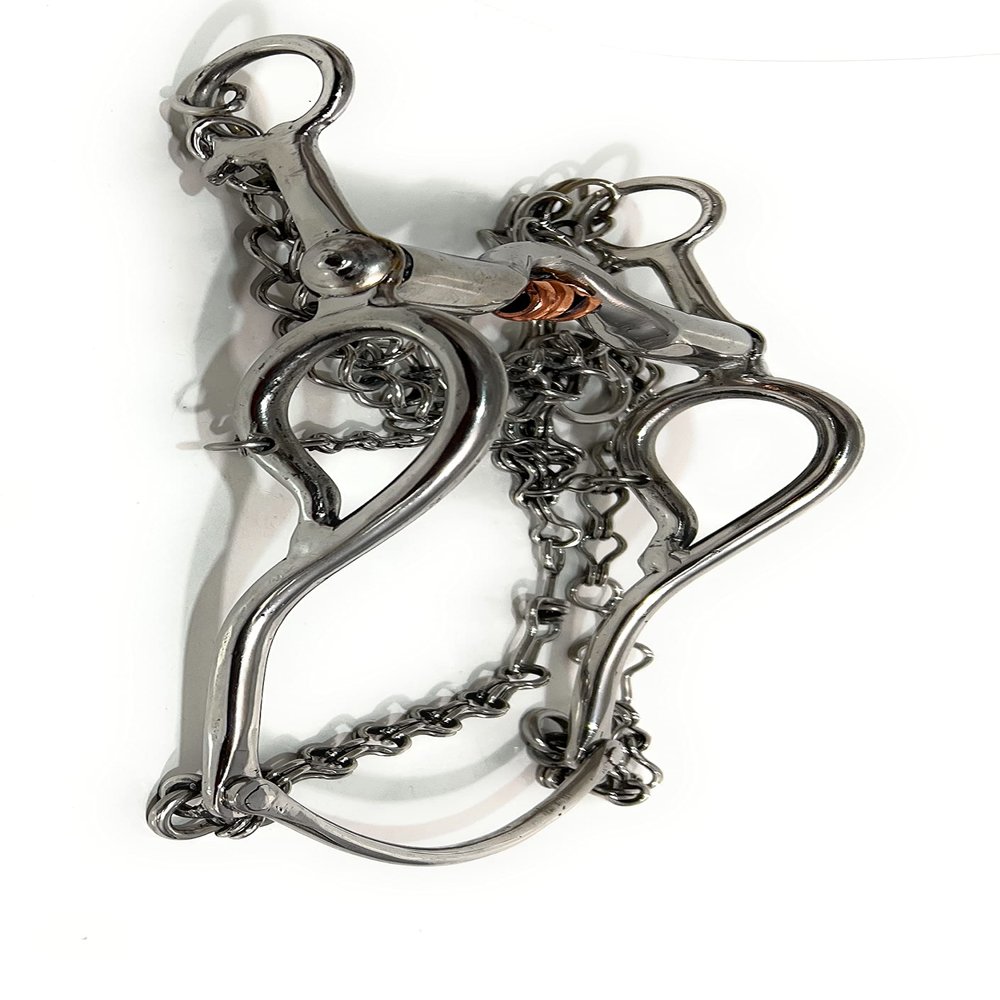 5 1/2" Charro Saddle Horse Bit, Freno Charro para Caballo, Mexican Horse Bit