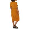 Amazon Essentials Women's Fine Rib Side Cut-Out Dress (Previously Daily Ritual), Dark Caramel, Large view 2
