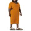 Amazon Essentials Women's Fine Rib Side Cut-Out Dress (Previously Daily Ritual), Dark Caramel, Large view 4