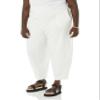 Amazon Essentials Women's Terry Cotton & Modal Barrel-Leg Sweatpant (Previously Daily Ritual), Ivory, XX-Large view 1