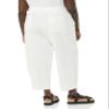 Amazon Essentials Women's Terry Cotton & Modal Barrel-Leg Sweatpant (Previously Daily Ritual), Ivory, XX-Large view 2