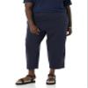 Amazon Essentials Women's Terry Cotton & Modal Barrel-Leg Sweatpant (Previously Daily Ritual), Navy, Small view 1