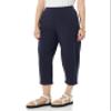 Amazon Essentials Women's Terry Cotton & Modal Barrel-Leg Sweatpant (Previously Daily Ritual), Navy, Small view 4