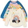 Amazon Essentials Girls' Long-Sleeve Thermal T-Shirt Tops, Pack of 3, Camo/Monster, X-Large view 1