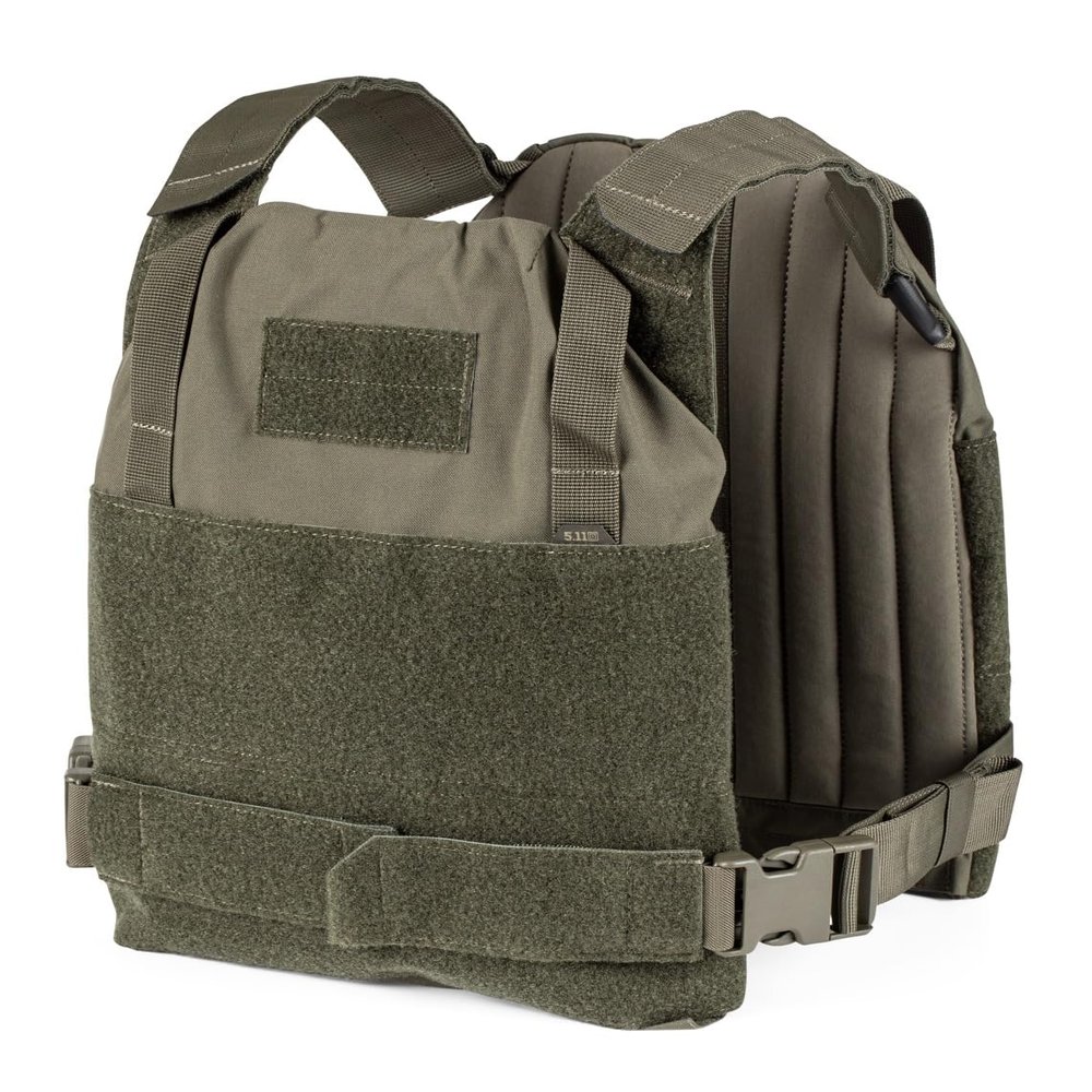5.11 Tactical Combat Training Vest for Law Enforcement, Fully Adjustable, Gear Set Compatible (Ranger Green, X-Large)