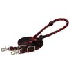 Braided Polyester Barrel Rein Blue Gray view 2