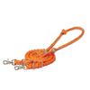 Braided Polyester Barrel Rein Blue Gray view 3