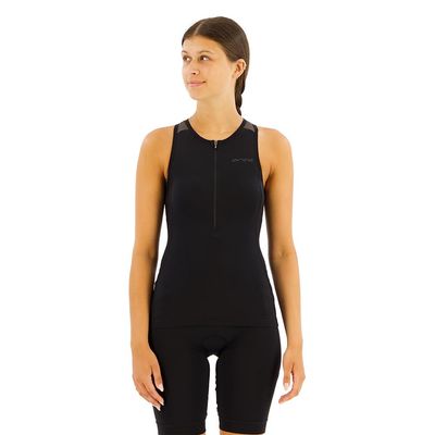 ORCA Women's Athlex Sleeveless Tri Top (Silver, Medium)