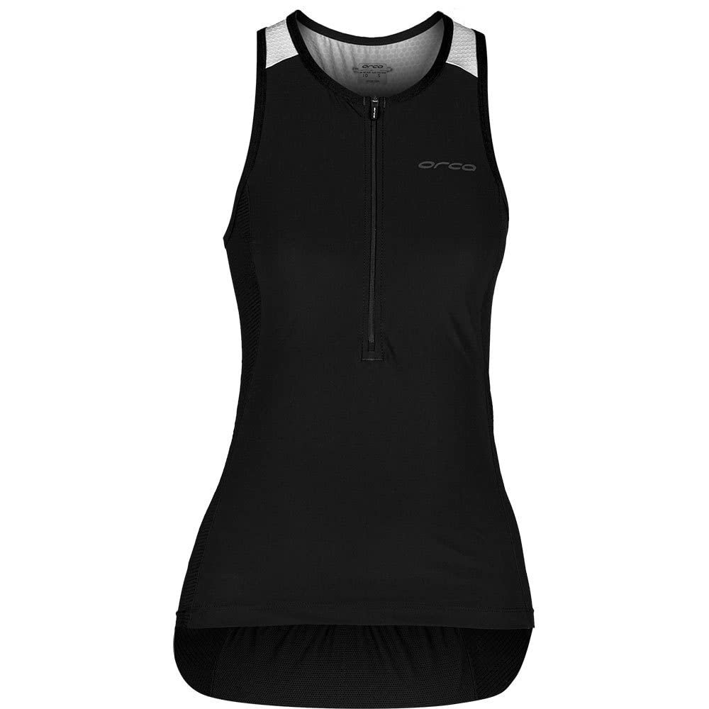 Orca Women's Athlex Sleeveless Tri Top (White, Medium)