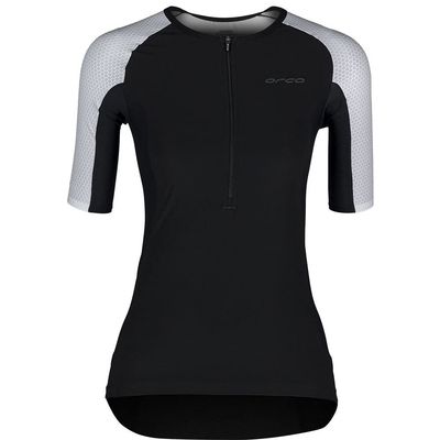 ORCA Women's Athlex Sleeved Tri Top (Silver, Large)