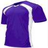 Epic Youth Madrid V-Neck Purple/White Soccer Jersey L view 1