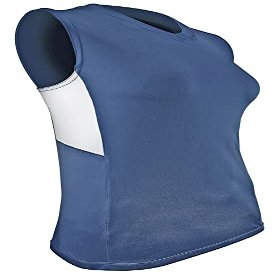 Epic Women's Line Drive Sleeveless Softball Jersey for Blue/White 2XL