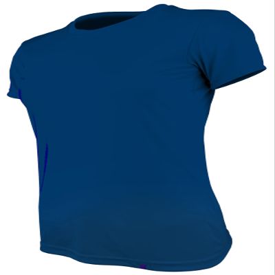 Epic Women's Cool Performance Dry-Fit Crew T-Shirts Blue M