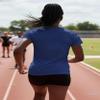 Epic Women's Cool Performance Dry-Fit Crew T-Shirts Blue M view 3