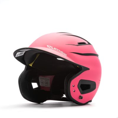 Boombah DEFCON Batting Helmet Sleek Profile Pink/Black - Size Senior 7" - 7 3/4"