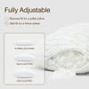 Coop Home Goods Original Adjustable Travel Pillow and Waterproof Pillow Protector Grey Bundle with Compressible Stuff Sack, Medium-Firm Memory Foam and Washable Cover, CertiPUR-US Certified (19x13) view 3