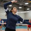Epic Women's Style Blue/White Volleyball Jersey 2XL view 2