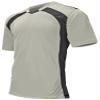 Epic Youth Madrid V-Neck Grey/Black Soccer Jersey S view 1