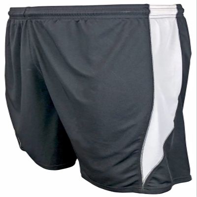Epic Youth Madrid Athletic Black/White Soccer Shorts - 7" / 6" Inseams M