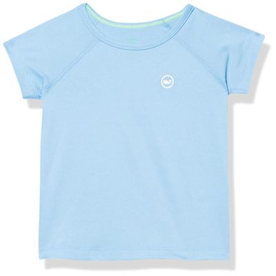 vineyard vines girls Performance T-shirt T Shirt, Ocean Breeze, 3 US
