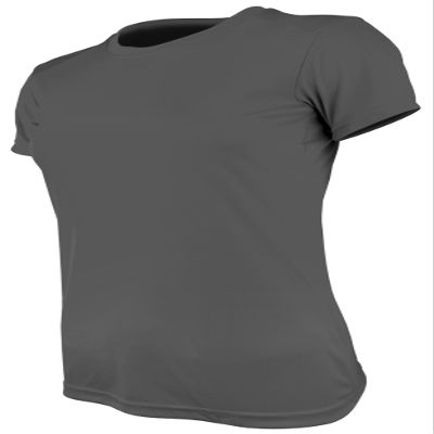 Epic Women's Cool Performance Dry-Fit Crew T-Shirts Grey XS