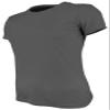 Epic Women's Cool Performance Dry-Fit Crew T-Shirts Grey XS view 1