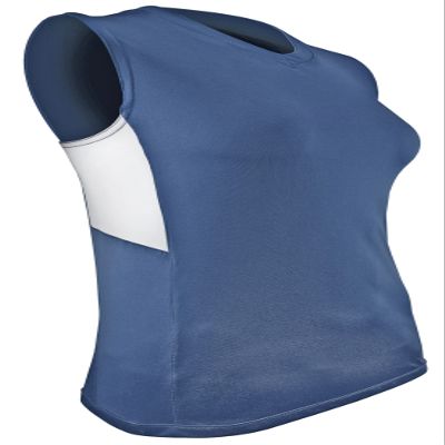 Epic Women's Line Drive Sleeveless Softball Jersey for Blue/White M