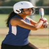 Epic Women's Line Drive Sleeveless Softball Jersey for Blue/White M view 2