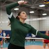 Epic Women's Style Long Sleeve Cooling Green/White Volleyball Jersey XS view 2