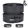 Beastpowergear Lever belt Weight Lifting 10MM Real Leather Lever Belt Powerlifting- Free Strap Lower Back Support for Weightlifting, Deadlifts, Squats, Power Belt- Men & Women (Medium, Black) view 1