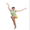 SG.MODA Rhythmic Artistic Gymnastics Leotards for Performance or Competitions/Italian Fabric, Made in Europe Style: B2 / Yellow/Size: XS view 4