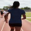 Epic Women's Cool Performance Dry-Fit Crew T-Shirts Blue S view 3