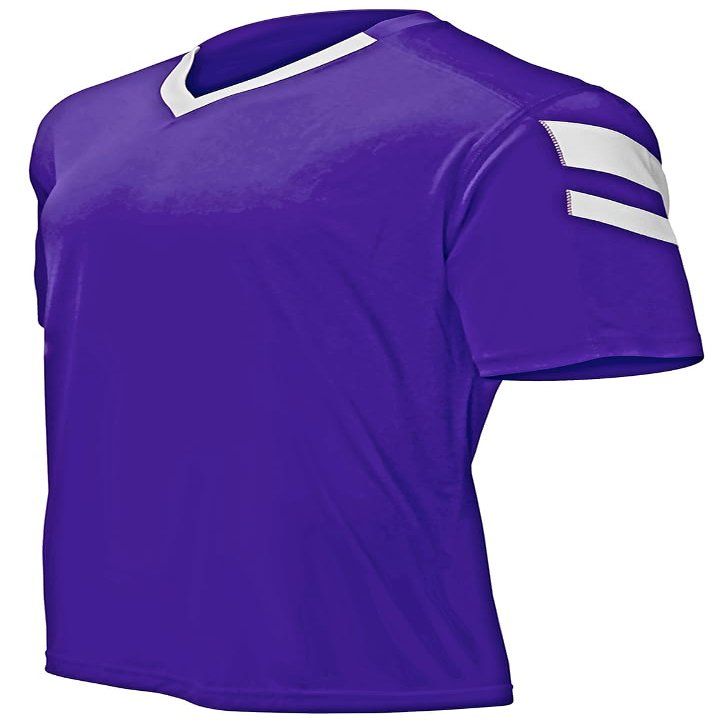 Epic Youth Munich V-Neck Purple/White Soccer Jersey L