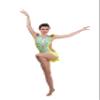 SG.MODA Rhythmic Artistic Gymnastics Leotards for Performance or Competitions/Italian Fabric, Made in Europe Style: B2 / Yellow/Size: 3 view 2