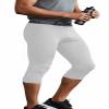 Epic Youth 3/4 Length Compression Tights Or Leggings White S view 3