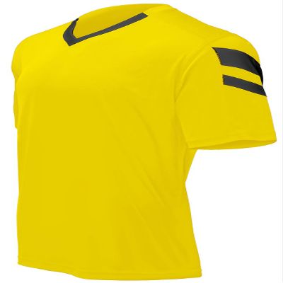 Epic Youth Munich V-Neck Yellow/Black Soccer Jersey L