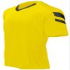Epic Youth Munich V-Neck Yellow/Black Soccer Jersey L view 1