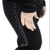 SG.MODA Figure Ice Skating Jacket/Italian Fabric, Made in Europe/Black Jacket J11 / Size: XS view 4