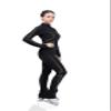 SG.MODA Figure Ice Skating Jacket/Italian Fabric, Made in Europe/Black Jacket J11 / Size: M view 2
