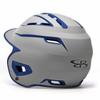 Boombah DEFCON Batting Helmet Sleek Profile Gray/Royal Blue NOSCAE - Size Senior 7" - 7 3/4" view 3