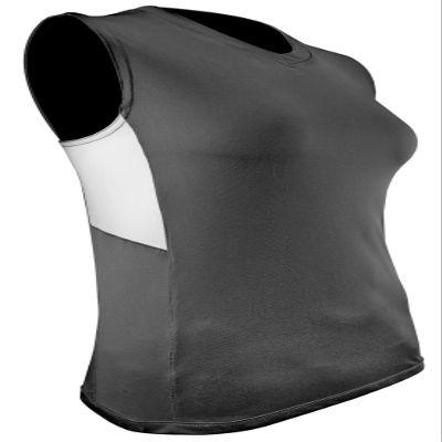 Epic Women's Line Drive Sleeveless Softball Jersey for Black/White XS
