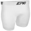 Epic Youth Wicking Compression Shorts White M view 1