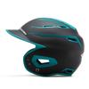 Boombah DEFCON Batting Helmet Sleek Profile Black/Teal - Size Senior 7" - 7 3/4" view 2