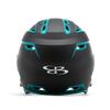Boombah DEFCON Batting Helmet Sleek Profile Black/Teal - Size Senior 7" - 7 3/4" view 4