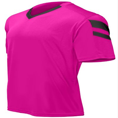 Epic Youth Munich V-Neck Pink/Black Soccer Jersey M