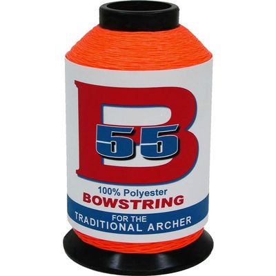 BCY B55 Bowstring Material Fluorescent Orange 1/4 lb.