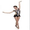 SG.MODA Rhythmic Artistic Gymnastics Leotards for Performance or Competitions/Italian Fabric, Made in Europe Style: B2 / Black/Size: 3 view 3
