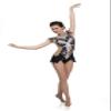 SG.MODA Rhythmic Artistic Gymnastics Leotards for Performance or Competitions/Italian Fabric, Made in Europe Style: B2 / Black/Size: 3 view 4